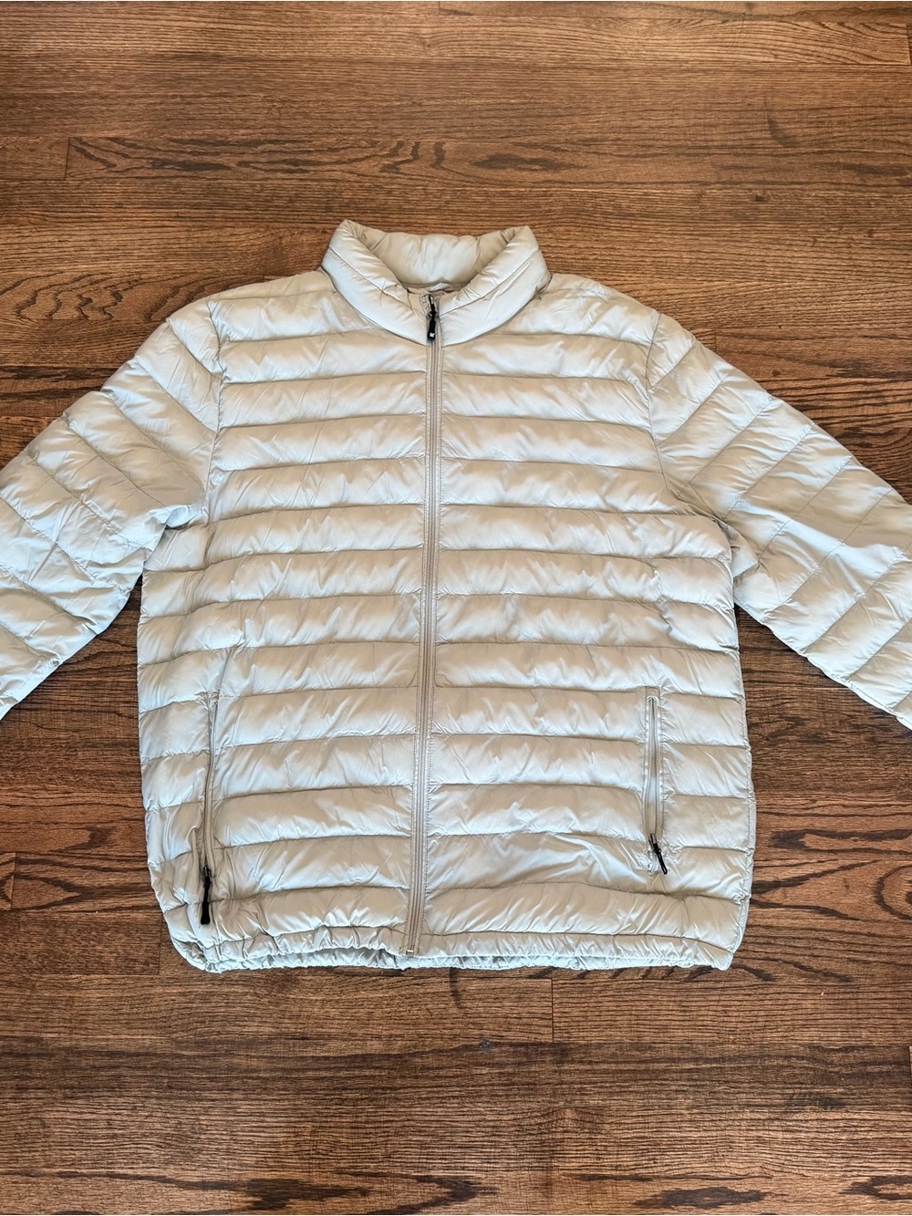 32 Degrees Men's Light Gray Packable Puffer Jacket